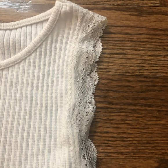 Zara Trafaluc Lacy Tank Top Small - Picture 3 of 5